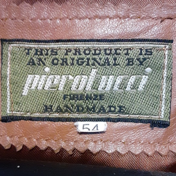 Pierotucci Italian Leather Bomber Jacket - Picture 2 of 10